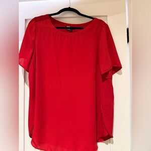 Banana Republic Vibrant Red Blouse